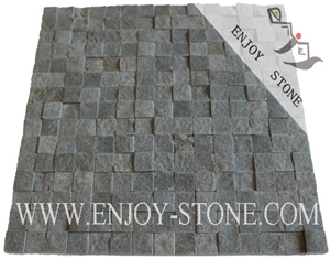Grey Basalto, Andesite, Volcanic Mosaic Stone