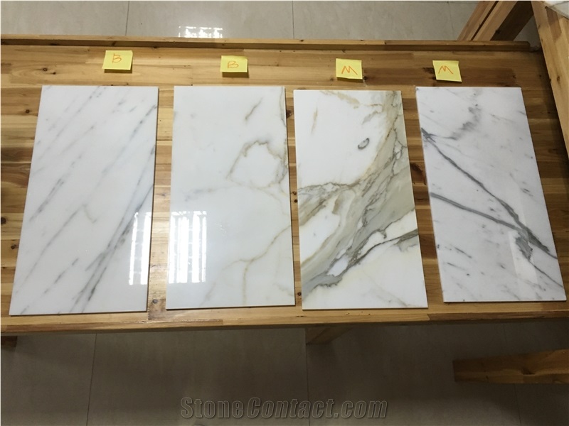 Polished Honed Calacatta Gold Marble for Sale