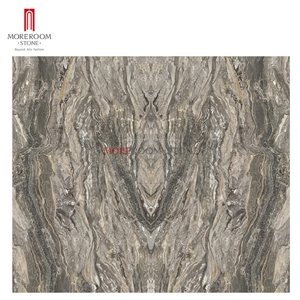 Bookmatch Marble 12mm Large Porcelain Tile Wall