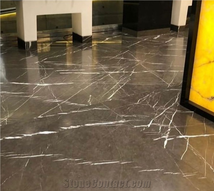 Pietra Gray Marble Tiles and Slabs