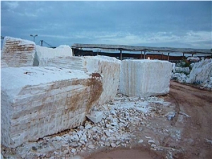 Crystal White Block, Viet Nam White Marble Stone