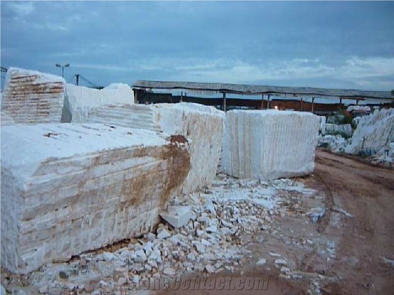 Crystal White Marble Block, Viet Nam Marble Stone
