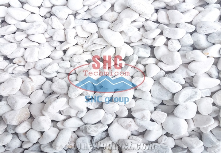 White Cream Stone for Landscaping Decoration