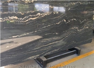 Black Gold Marble, Skirting Wall Slabs/Floor Tiles