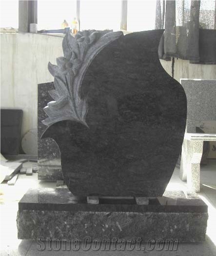 China Absolutely Black, Granite Heart Tombstones