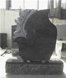 China Absolutely Black, Granite Heart Tombstones