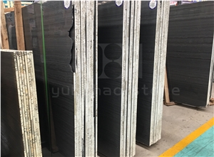China Black Marble/Wood Vein Slabs/Tiles,Wall