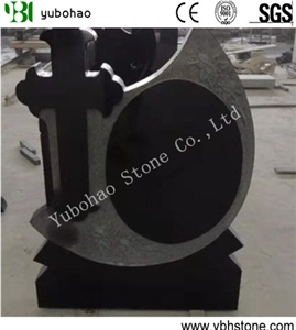 China Black/Polished Granite Headstone/Tombstone