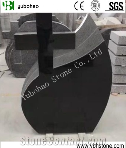 China Black/Polished Granite Headstone/Tombstone