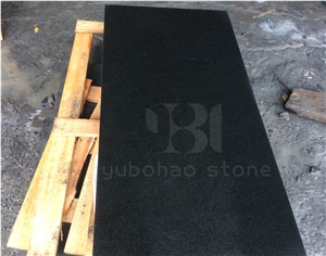 China Granite Black, Hebei Black Slabs/Tiles