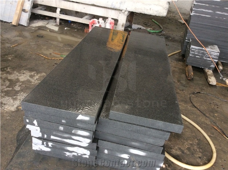 China Granite Black, Hebei Black Slabs/Tiles