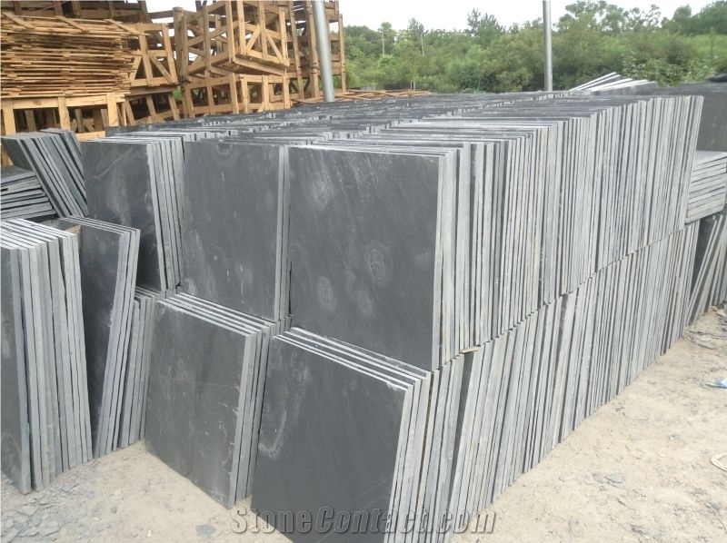 China Hot Sale Slate Tiles Black Slate Wall