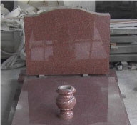 China Red Granite Gravestone/Monument/Tombstone