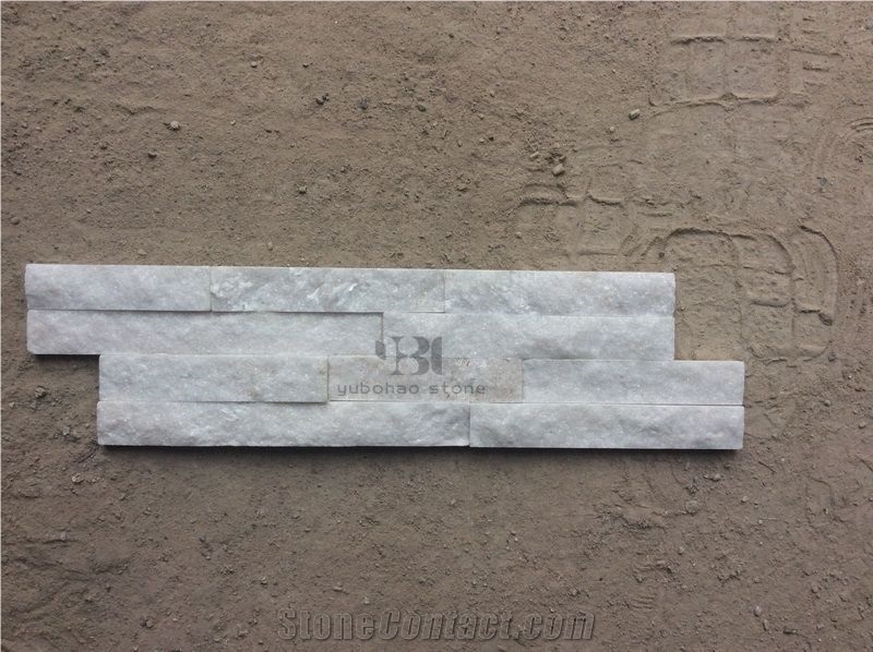 China White Quartzite Culture Stone Wall Cladding