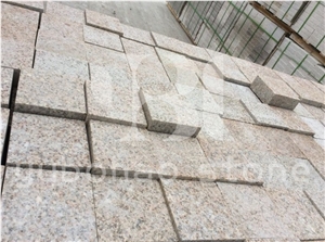 G682/Beige Granite Brick Cube Stones, Floor Paving