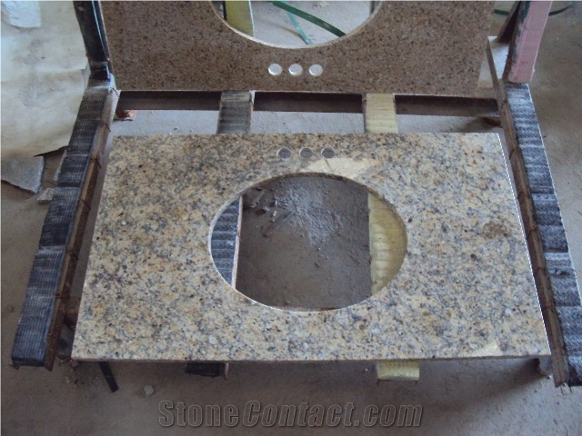 Galaxy White/Granite Stone, Countertops, Vanity