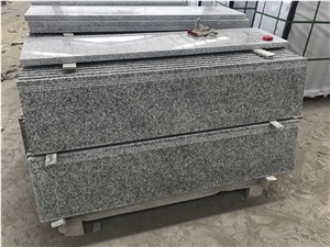 Gray China Granite, G602, Sesame White Steps