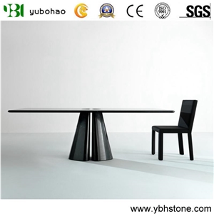 Honed Natural Marble Dining Table for Decoration