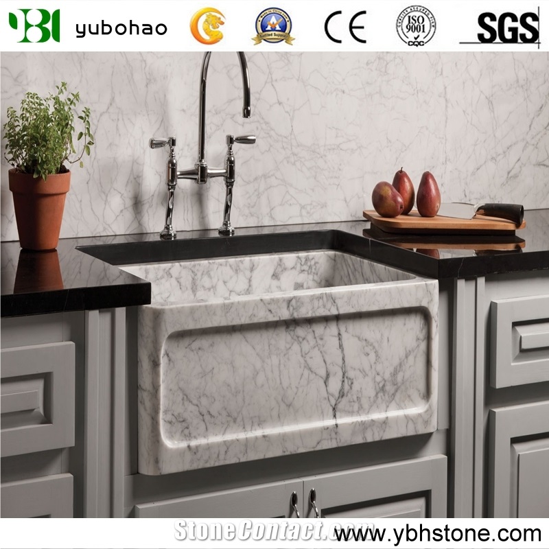 Shanxi Black/Black Granite Farm Sink for Kitchen