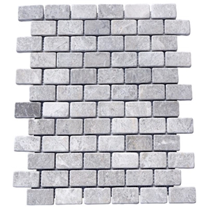 White Mosaictiles/Mini Bricks Wall Mosaic Interior