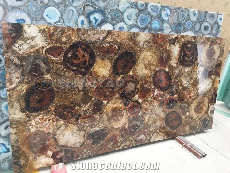Agate Wall Panels Semiprecious Stone Slabs For Sale
