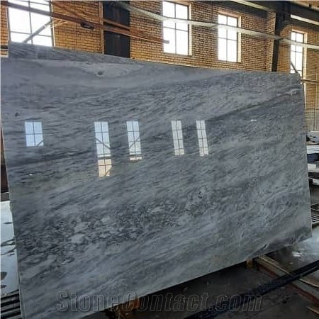 Crystal White Marble Slabs on the Stock