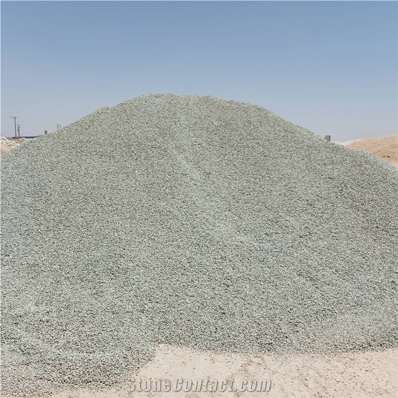 Green Marble Chips in the Stock