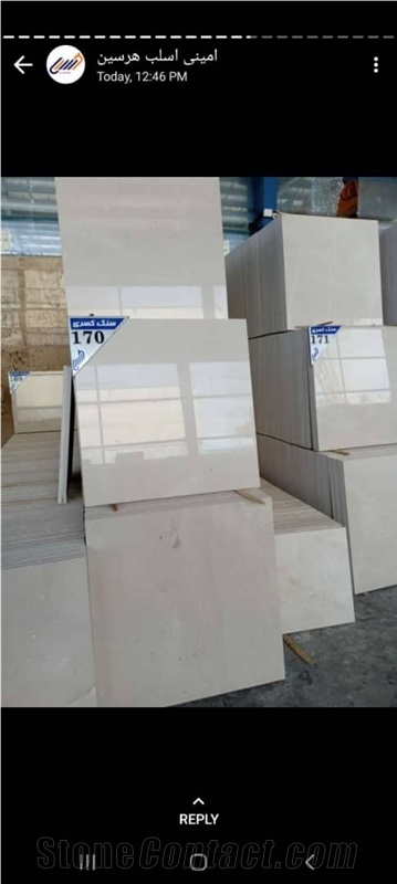 Harsin Marble Tile on the Stock