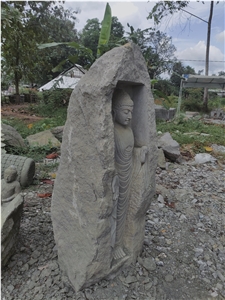 Standing Budha Inside Sculpture