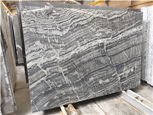 Cloudy and Windy Crystal Marble Slab