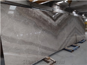 Titan Silver Marble Bookmatched Slabs