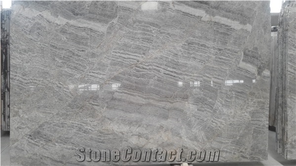 Tundra River Grey Marble Slabs
