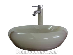 New Design Onyx Basin Sink Interior Decoration