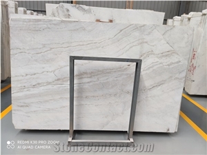 China White Marble Slabs Flooring Tiles Kitchen