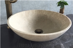 Dark Marble Wash Basins Kitchen Stone Sinks Bath Bowls