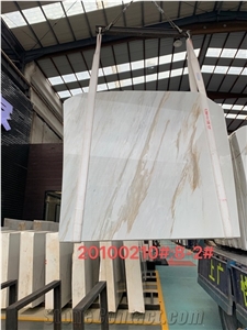 Imported White Marble Slab Tile for High End Project