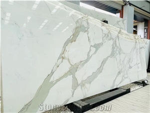 Italy White Marble Carrara Calcatta Stone Marble Slabs