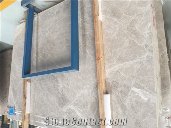 Pietra Grey Marble Slabs Floor Tiles Cut to Sizes