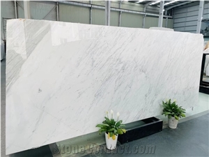White Marble Carrara Calacatta Bahtroom Wall Slab Floor Tile