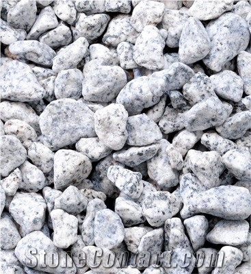 Royal Grey Granite Pebble Stone, Tumbled