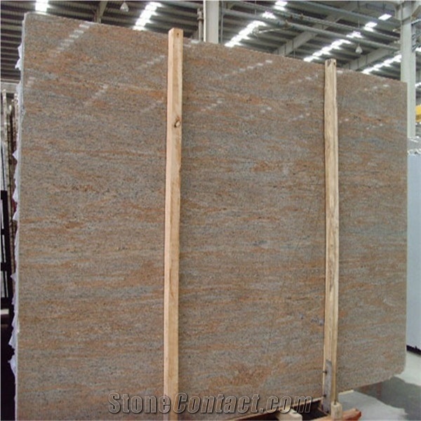 Ivory India Granite Tile Wall Cladding Installation