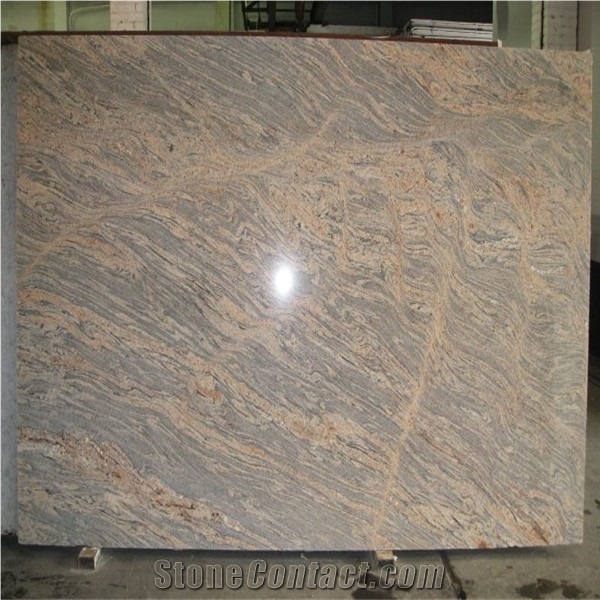 Juparana Colombo Granite Tiles Wall Cladding Pave