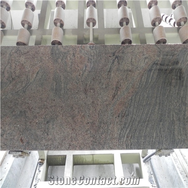 Juparana Colombo Granite Tiles Wall Cladding Pave