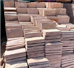 Red Sandstone Exterior Wall Cladding Decoration Tiles