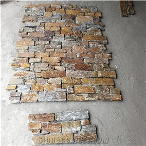 Rusty Quartzite Cement Culture Stacked Stone,Wall Decoration