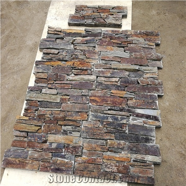 S1120 Slate Cement Stacked Stone,Outdoor Wall Application