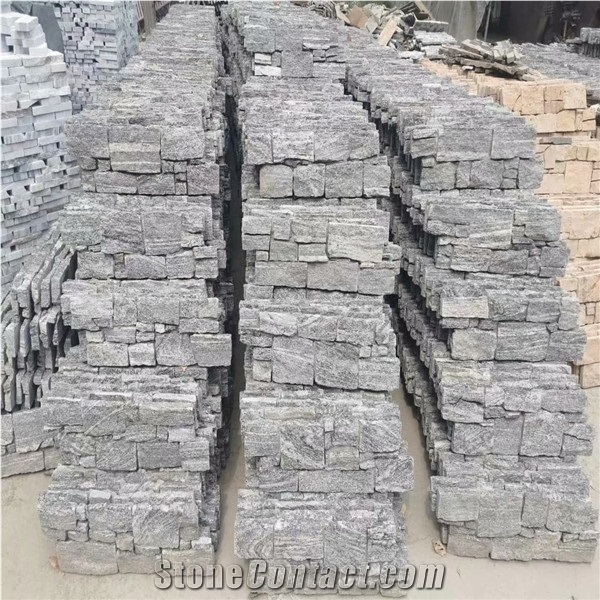 Vein Granite Stacked Stone,Outside Wall Decoration