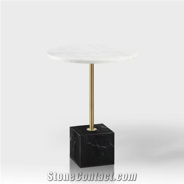 Black Marble Base Sofa Coffee Side Tables for the Bedroom