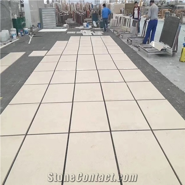 Commercial Buildings Tile Flooring Portugal Beige Limestone