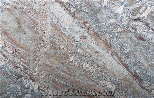 Exotic Bordeaux River Granite Slabs